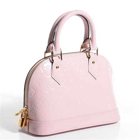 louis vuitton alma bb vernis rose ballerine|Louis Vuitton monogram vernis handbags.